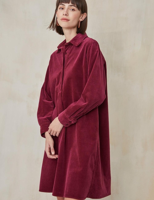 Robe Arielle Bordeaux Vigne | Femme Harris Wilson Robes & Jupes