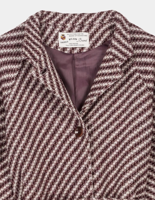 Manteau Austin Rouge 100% Laine Ray Vigne | Femme Harris Wilson Manteaux & Vestes